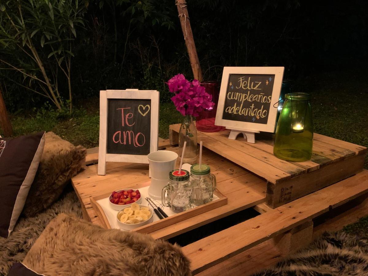 Hotel Bosque De Aventura & Glamping Refugio Del Bosque La Mesa  Esterno foto